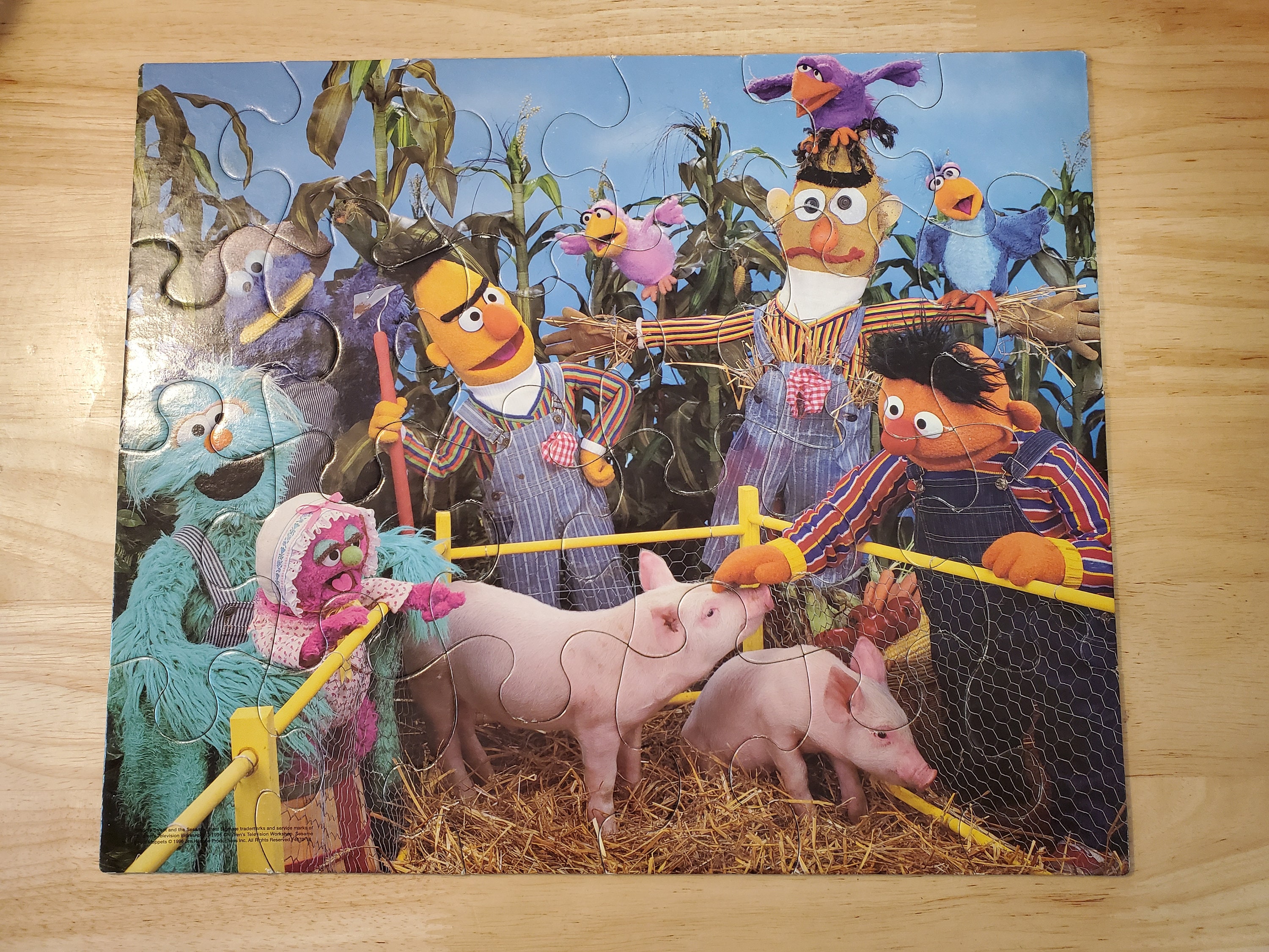 Vintage Milton Bradley Sesame Street Jigsaw Puzzle Lot - Etsy
