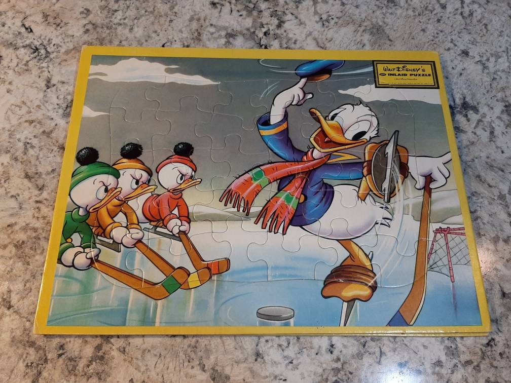 DONALD DUCK ★ ヴィンテージ　パズル　ウォルトディズニー Vintage Walt Disney Donald Duck Puzzle 100 Pieces Complete