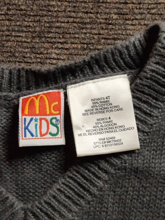 90's McDonald's McKids Boys 4T Vest - image 3