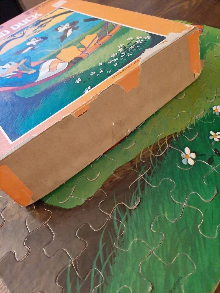 Vintage Disney Donald Duck Whitman Jigsaw Puzzle - Etsy 日本