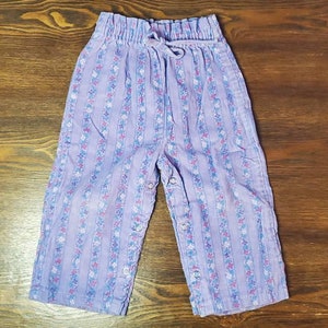 Vintage 80s Corduroy 12mo  Girl Pants