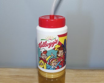 Vintage Kellogg's Water Bottle with Detachable Bottom
