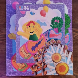 Vintage Milton Bradley Barney 24 Piece Jigsaw Puzzle Complete