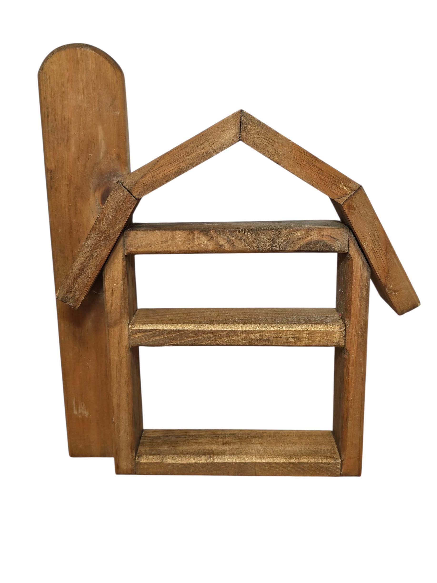 Vintage Wooden Knickknack Shelf - Etsy