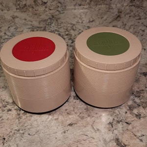 Vintage 70's Thermos Insulated Soup Jars