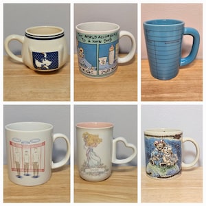 Vintage Coffee Mugs (Each Sold Separately)