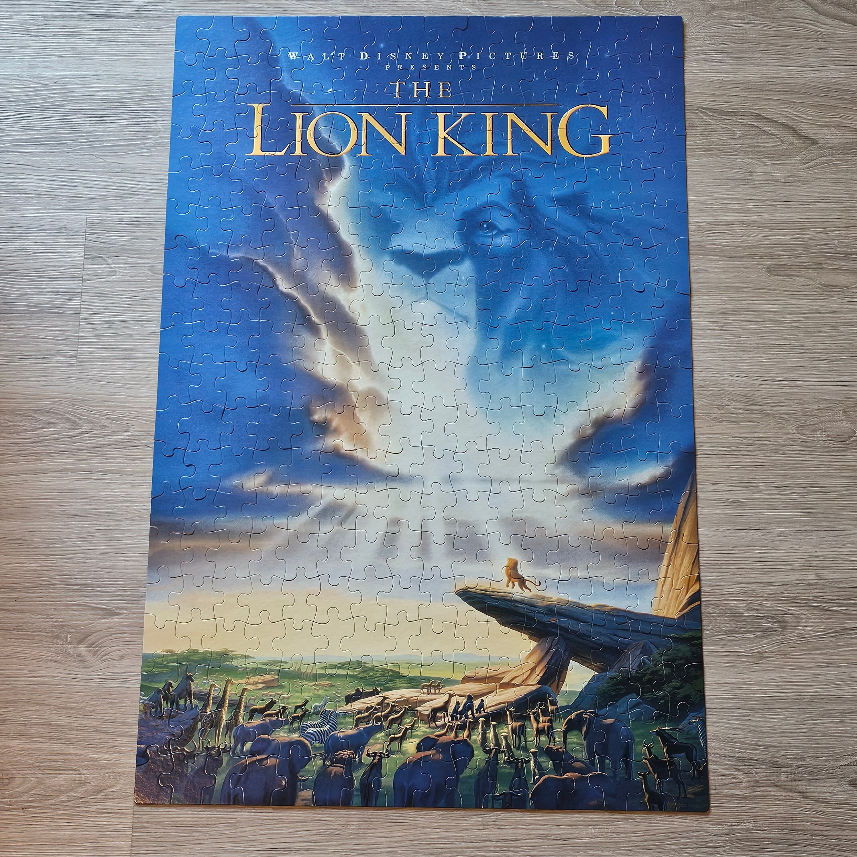Walt Disney the Lion King 2'x3' Movie Poster 300 Piece Jigsaw Puzzle ...