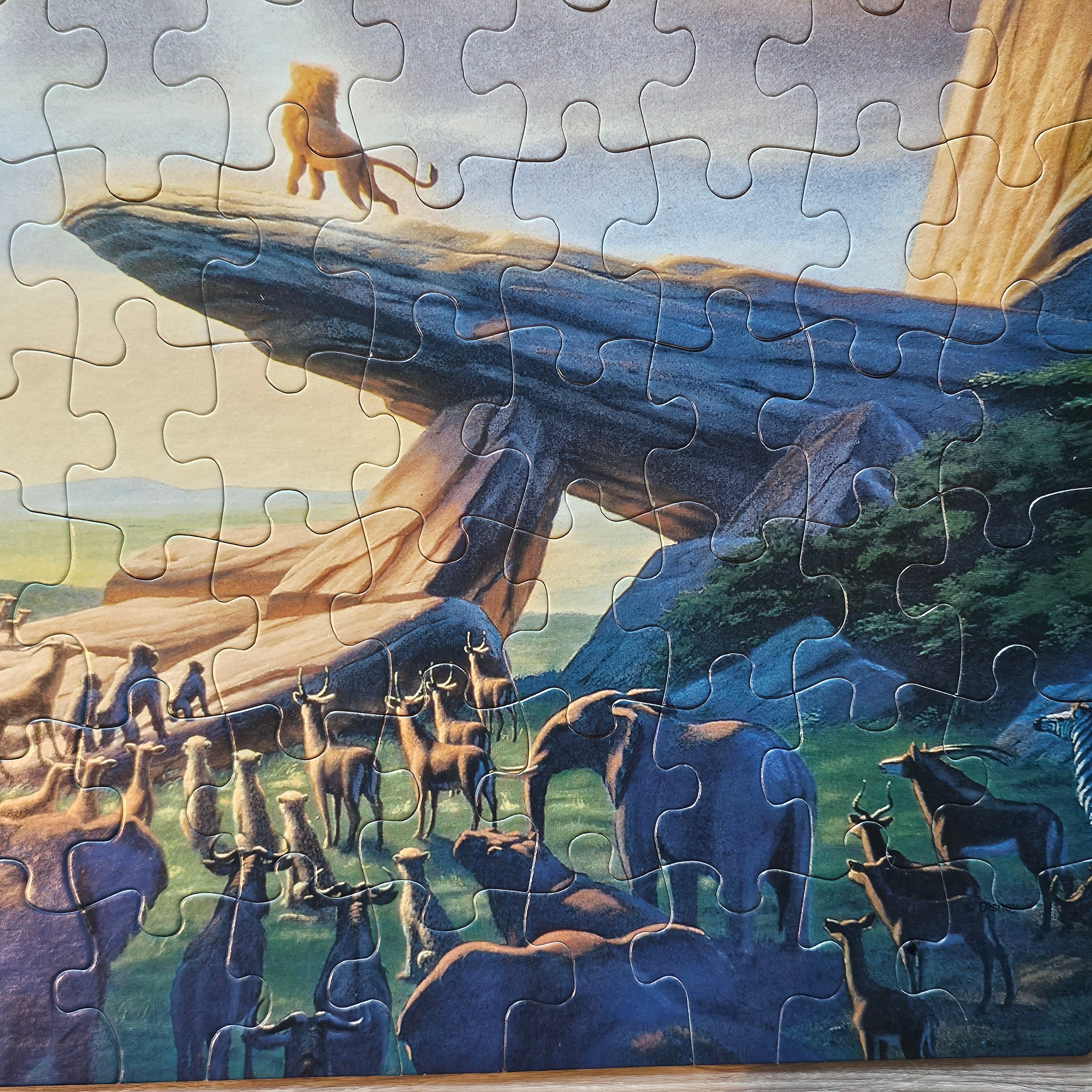 Walt Disney the Lion King 2'x3' Movie Poster 300 Piece Jigsaw Puzzle ...