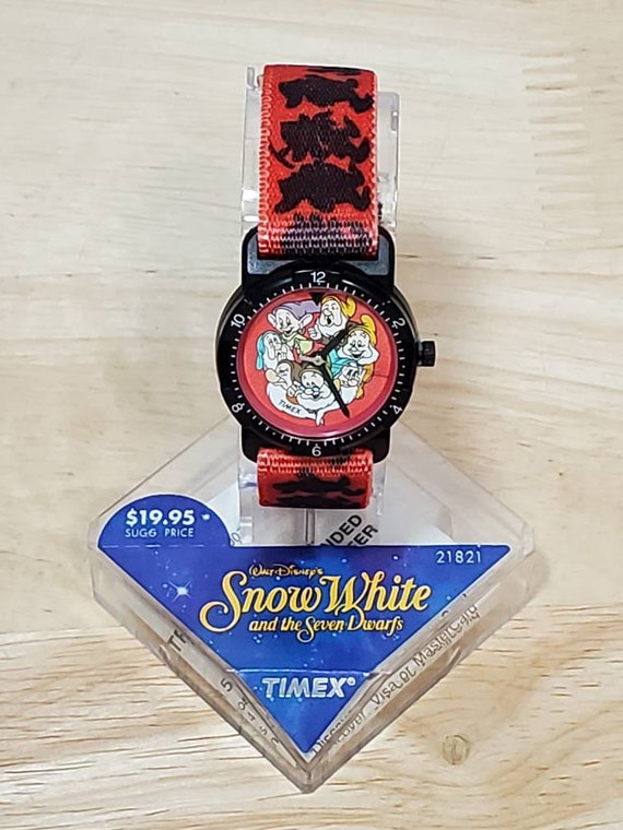 Vintage 90's Timex Disney Snow White and the Seven Dwarfs Wrist