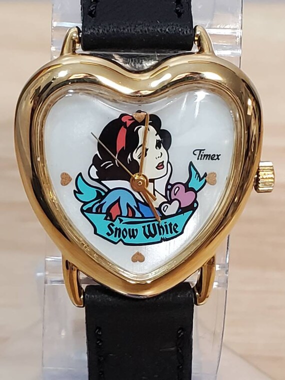 Vintage 1993 Timex Disney Snow White Wrist Watch Gem