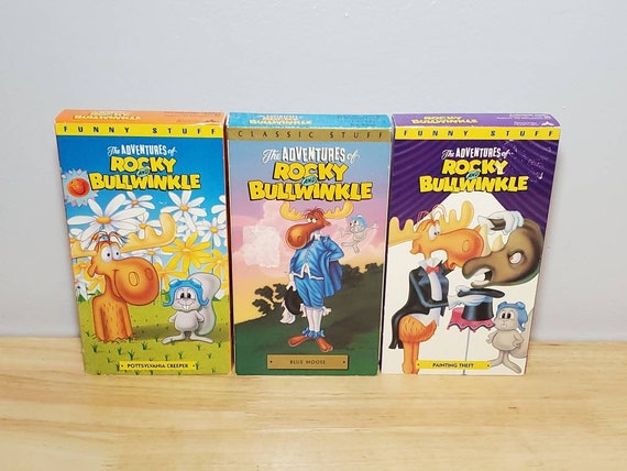 The Adventures of Rocky and Bullwinkle VHS Set - Etsy
