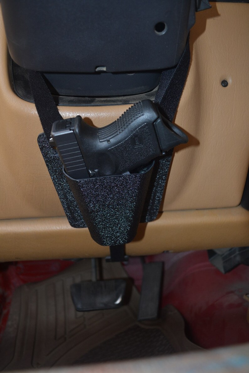 Vehical Gun Holster Hide A Way Holster mounts under steering Etsy