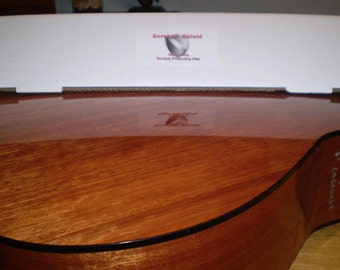 SCRATCH SHIELD-Pick Guard- Guitar Static Cling Scratch Protecting Film Acoustic And Electric Guitars