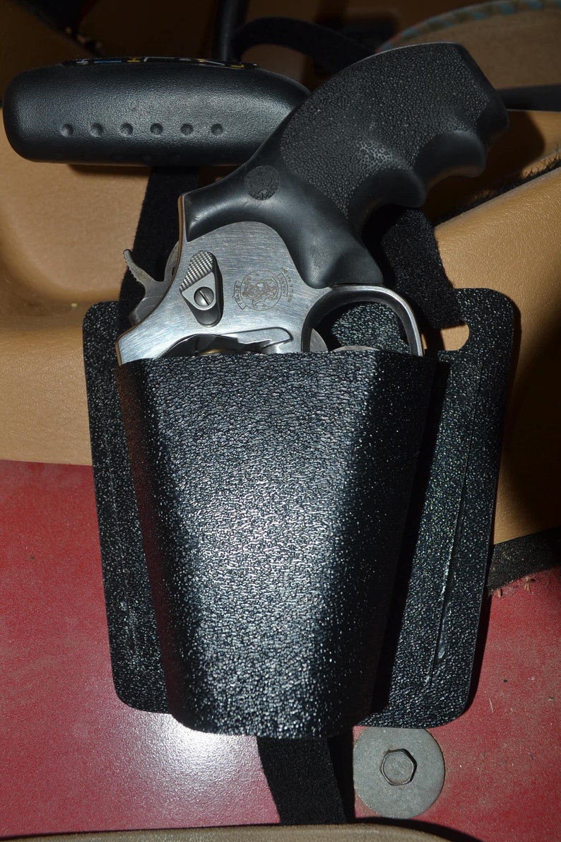 Vehical Gun Holster Hide A Way Holster mounts under steering Etsy