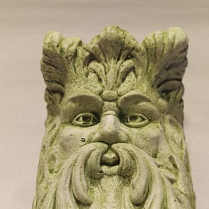 Classic Green Man Wall Hanging-Greenman-Fantasy Art-Face Plaque-Celtic Art-Scottish Mythology-Garden Art-Sculpture-Lord of the Green Wood