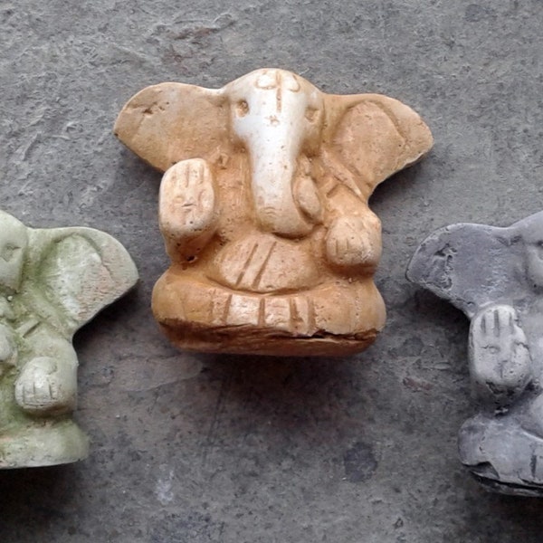 Ganesh (Ganesha) Tiny Pocket Charm, Ganesha Figurine, Ganesh Statue, Remover of Obstacles, Talisman, Hindu God Statue