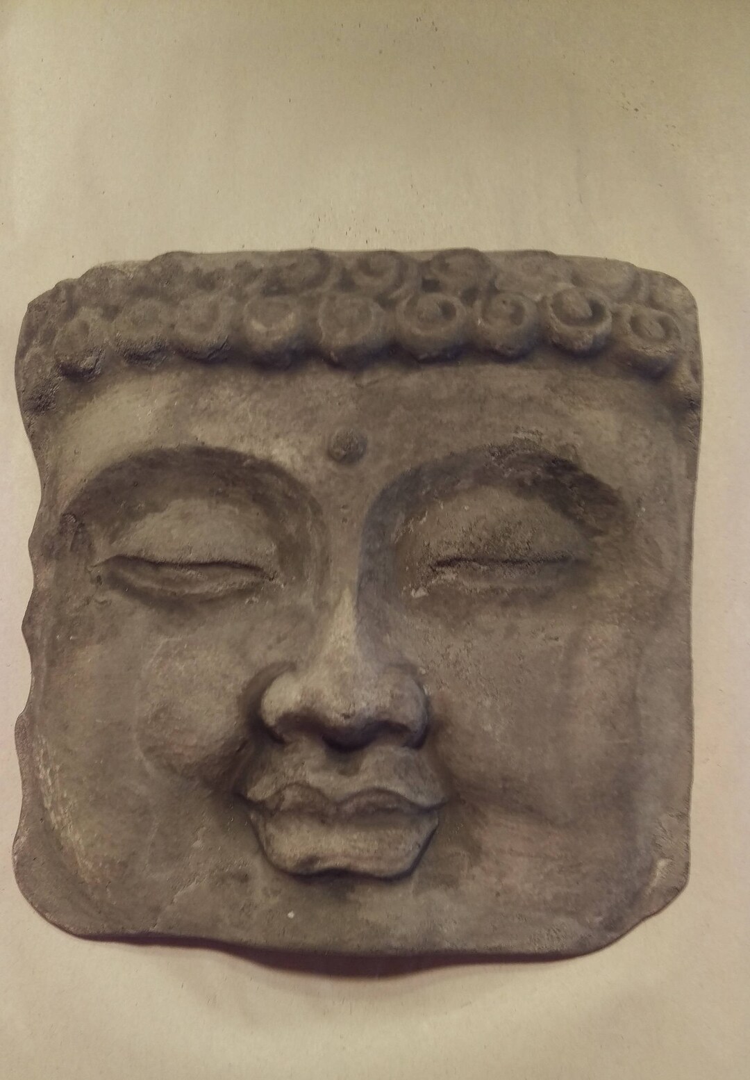 Face of the Buddha Wall Art, Buddha Wall Hanging, Tibetan Buddha