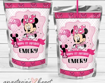 Minnie Mouse Capri Sun Labels Etsy Minnie Mouse Capri Sun Labels Etsy