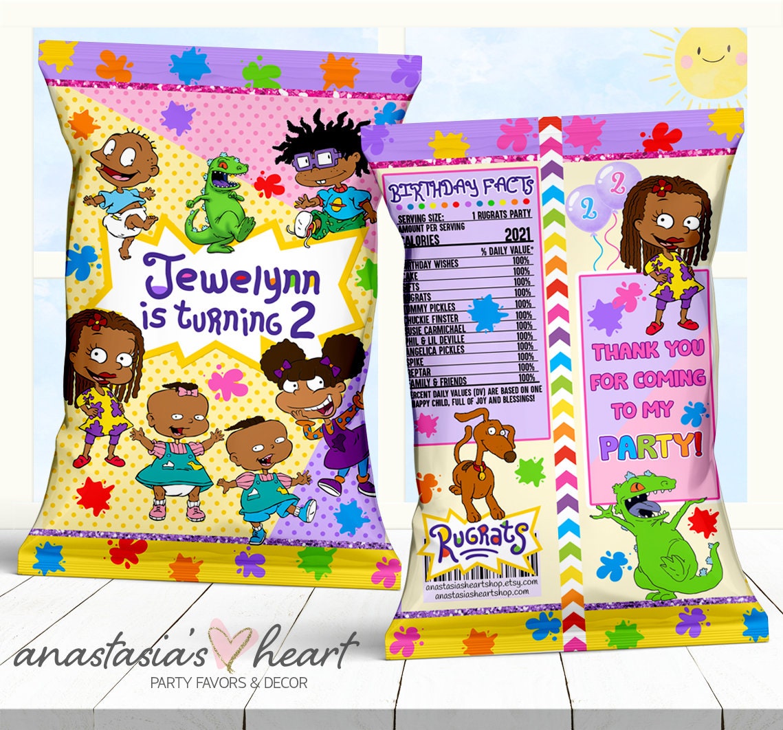 African American Rugrats Rugrats Rugrats Juice Pouch Label Capri Sun ...