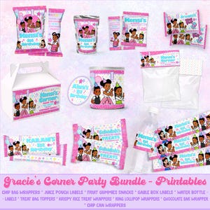Gracie&#39;s Corner Bundle, Gracie&#39;s Corner, Gracie&#39;s Corner Favors, Gracie&#39;s Corner Birthday, Gracie&#39;s Corner Party, Gracie&#39;s Corner Printables
