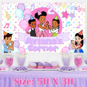 Gracie&#39;s Corner Banner, Gracie&#39;s Corner Backdrop, Gracie&#39;s Corner Vinyl Banner, Birthday Banner, Custom Banner, Gracie&#39;s Corner Party Decor