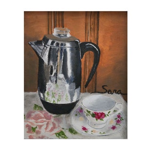 Puerto Rican Art - Cafetera #3