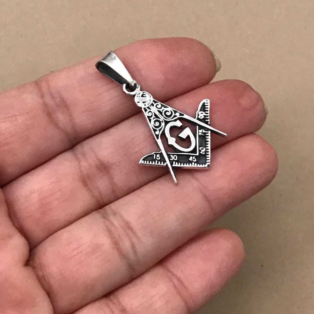 Pendentif Homme Collier Boussole Viking Argent 925 Pendentif