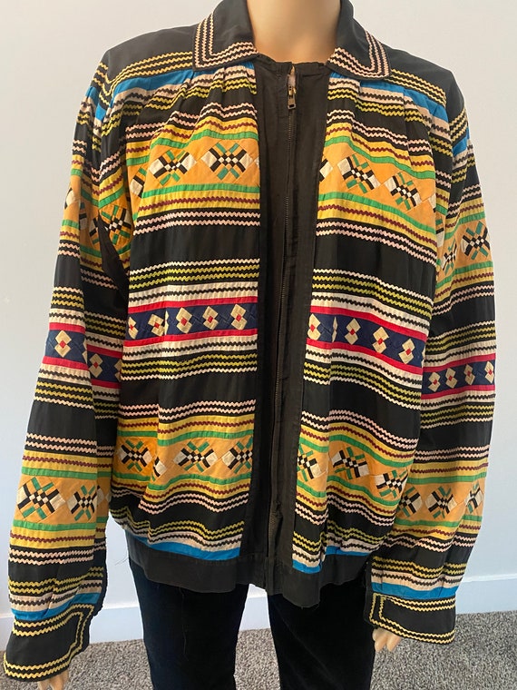 Seminole Indian Patchwork Jacket - image 6