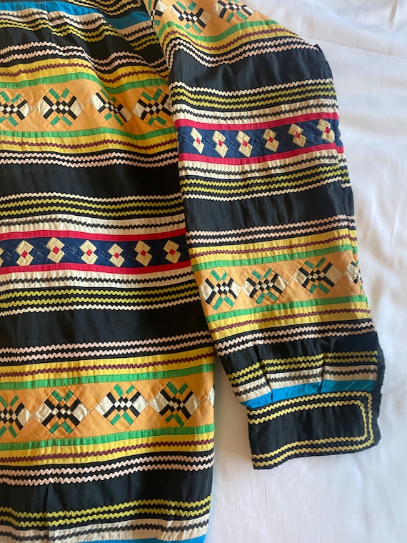 Seminole Indian Patchwork Jacket - image 8