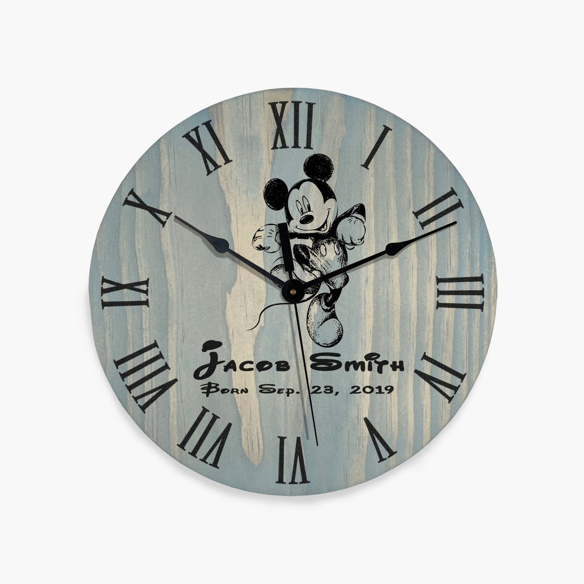 Disney Theme Customized Wood Wall Clock Mickey Art Disney Etsy Australia
