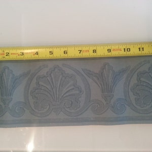 VINTAGE Wallpaper BORDER Hill & Knowles Dark Blue Classic Architectural 11 yd