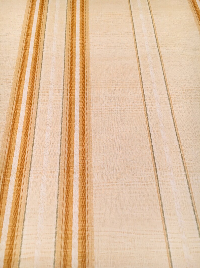 Motif Vintage Wallpaper Cream and Gold Stripe Etsy