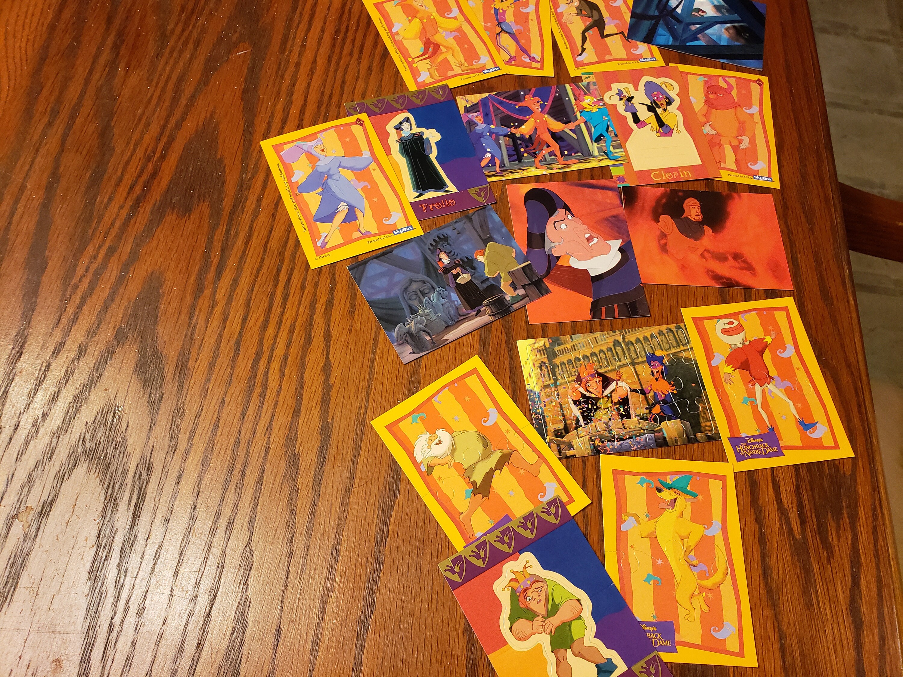 Set of 10 Disney Collectible Cards Disney Trading Cards Etsy
