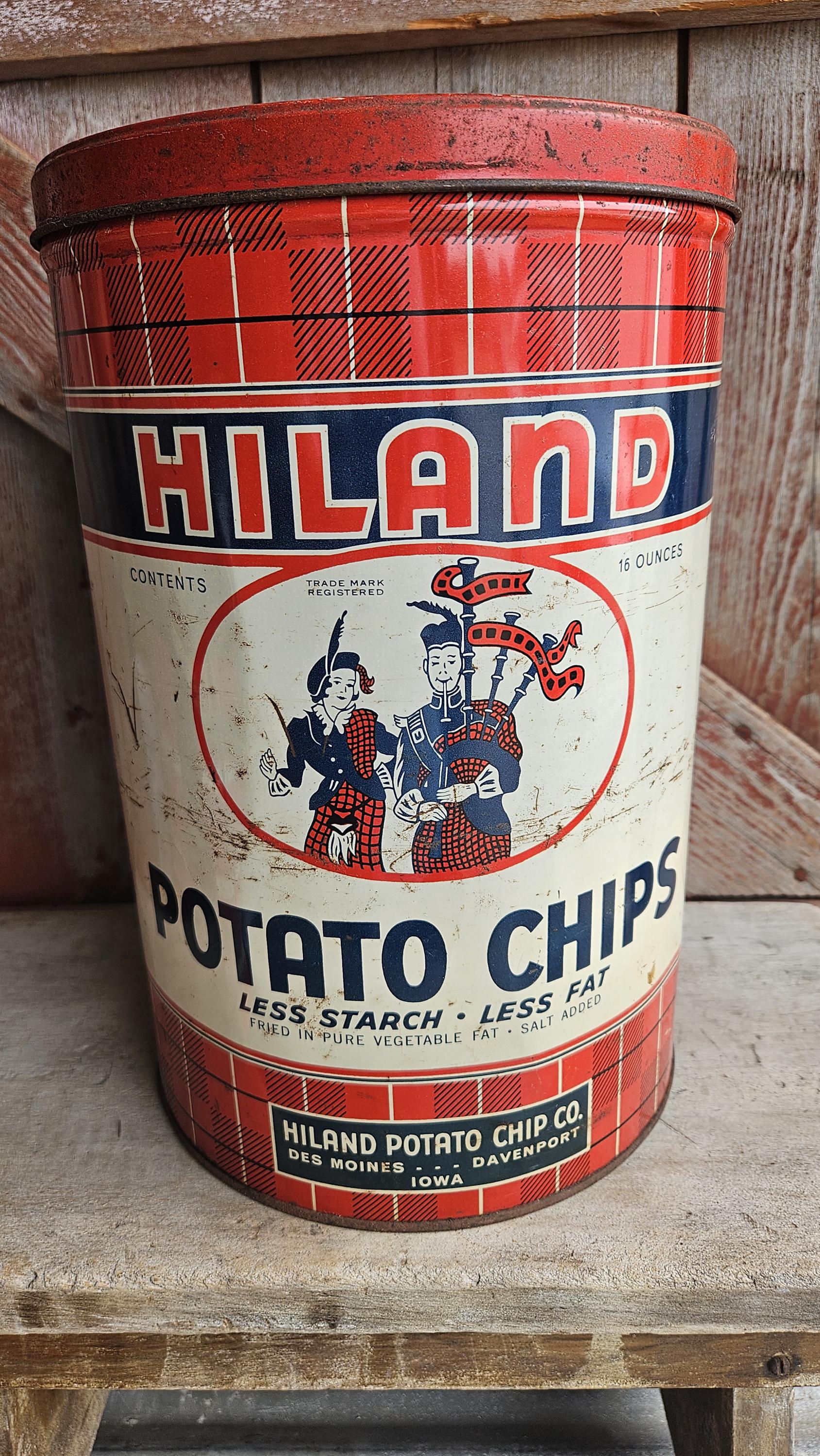 Vintage Potato Chip Cans - Etsy