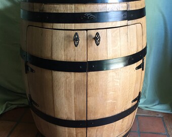 Full Barrel Liquor Cabinet, Bistro Wine Barrel