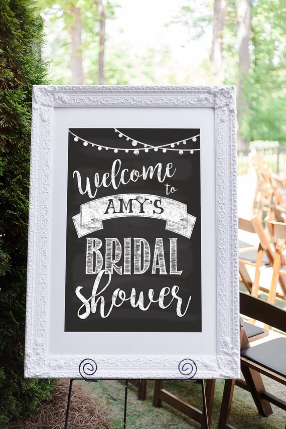 Bridal Shower Sign Bridal Shower Sign Engagement Etsy