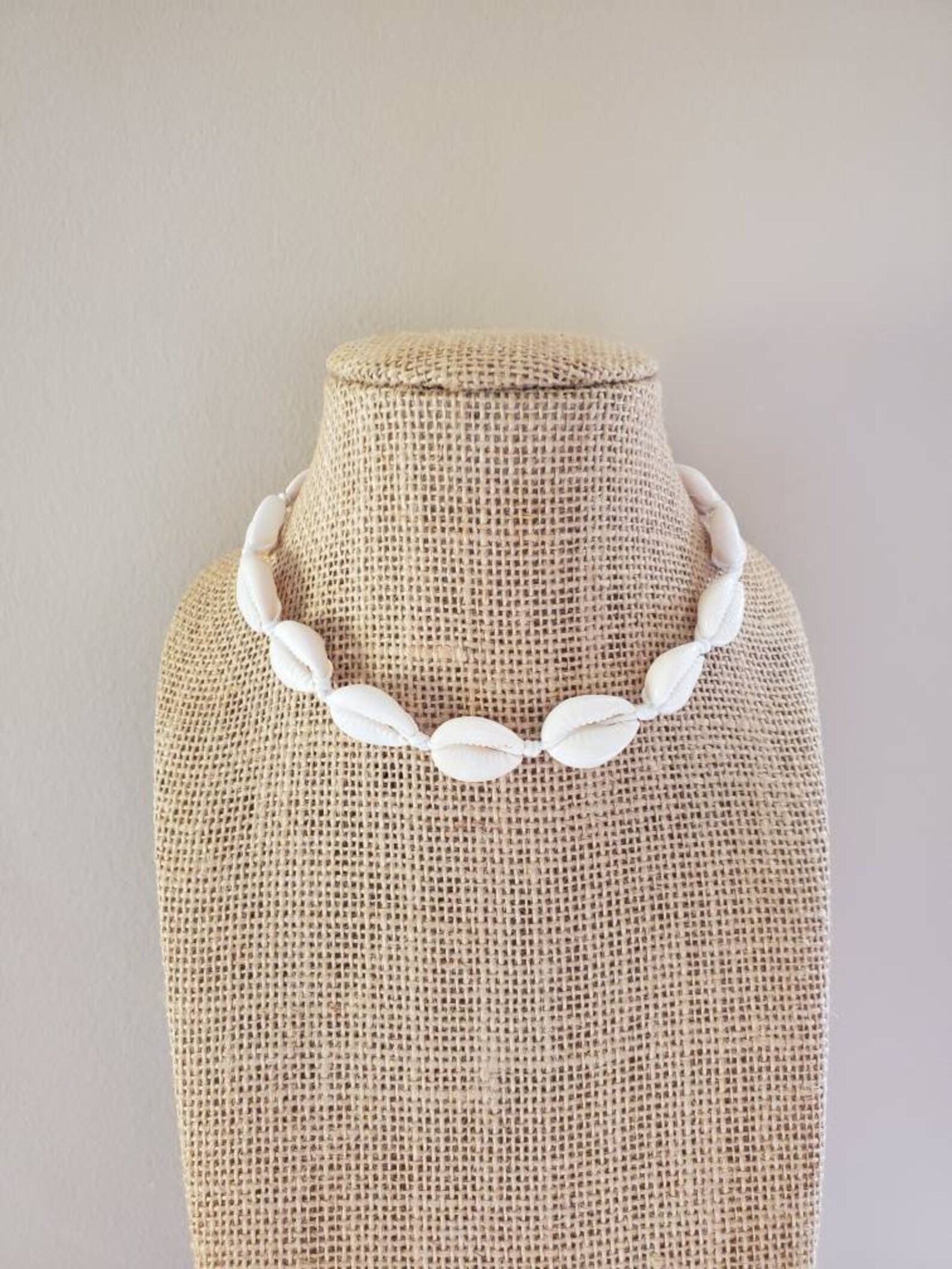 White Cowrie Shell Necklace Choker VSCO Girl Etsy