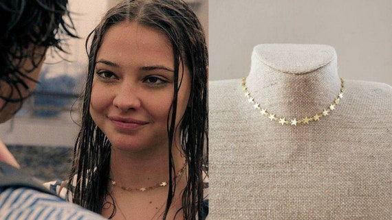 Amazon.com: Tiny White Bead Choker Necklace Sarah Cameron Inspired OBX  Jewelry : Handmade Products