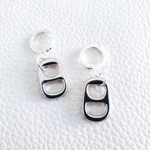 Cola Soda Earrings Pop Opener Tab Hoop Earring Girls Jewelry