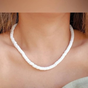 White Bead Choker Obx Inspired Sarah Cameron Outerbanks Jewelry Obx