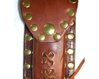 Leather Knife Case – Light Brown