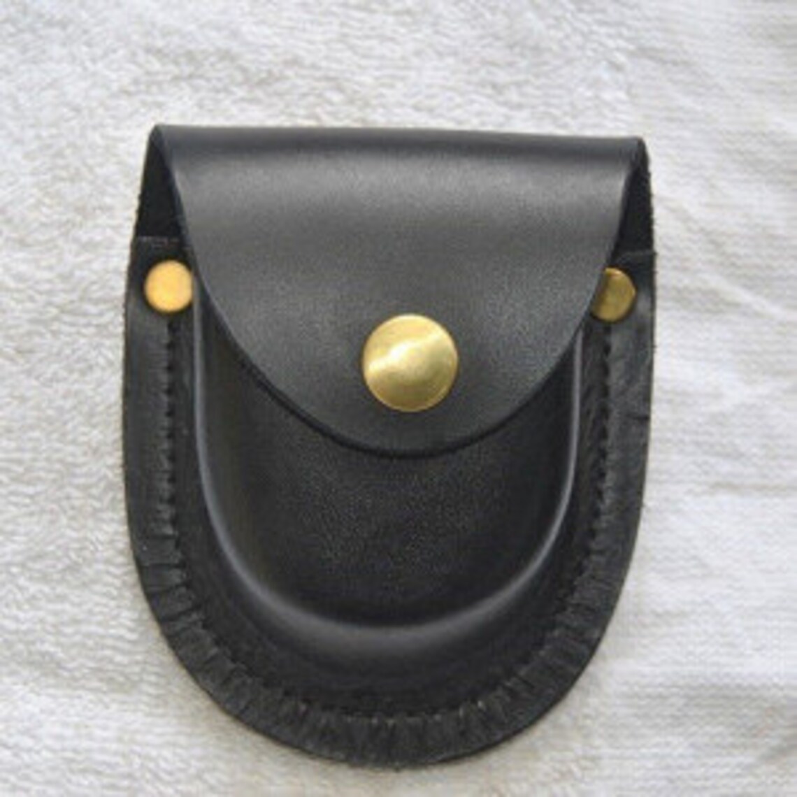 Pocket Watch Case Size 16 Black With Gold Rivets Etsy