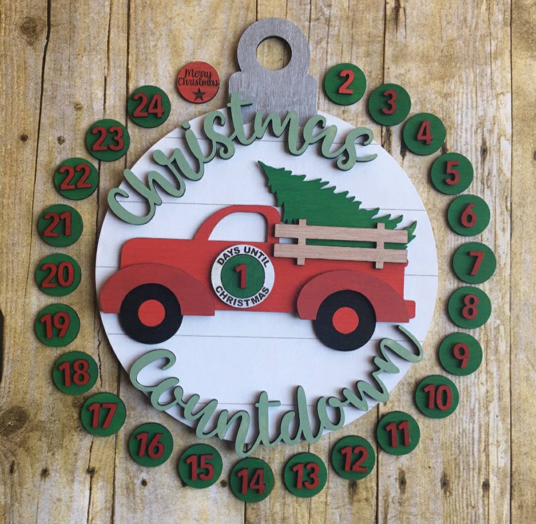 Countdown zu Weihnachten Etsy