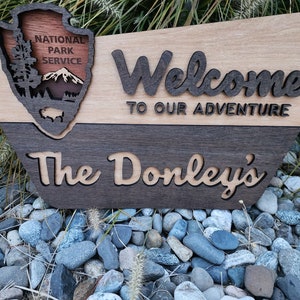 Original Designed National Park Family Sign Wedding Gift - Etsy