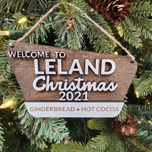 Christmas Ornament - National Park Sign, NPS, Outdoor Enthusiast, Park Ranger, Wedding gift, Babys first Christmas, RV Life, Personalized