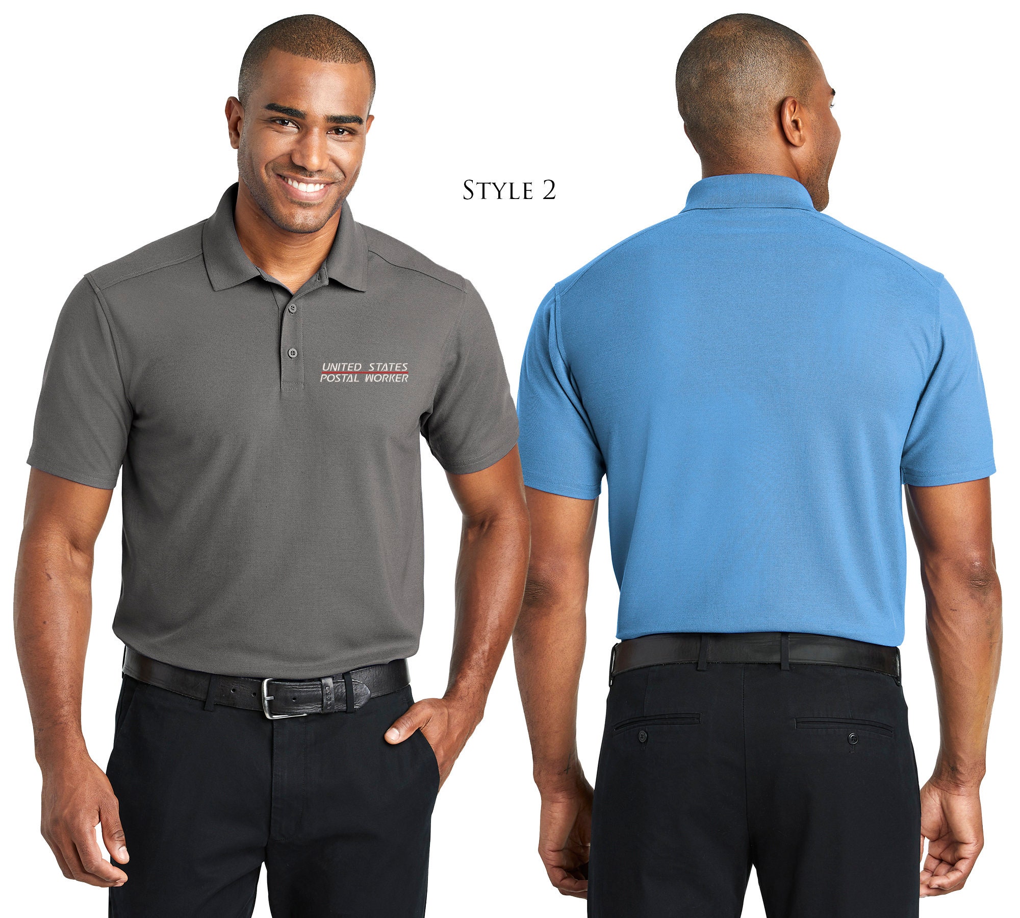 Postal Worker Polo Shirts warm weather gear Postal service Etsy