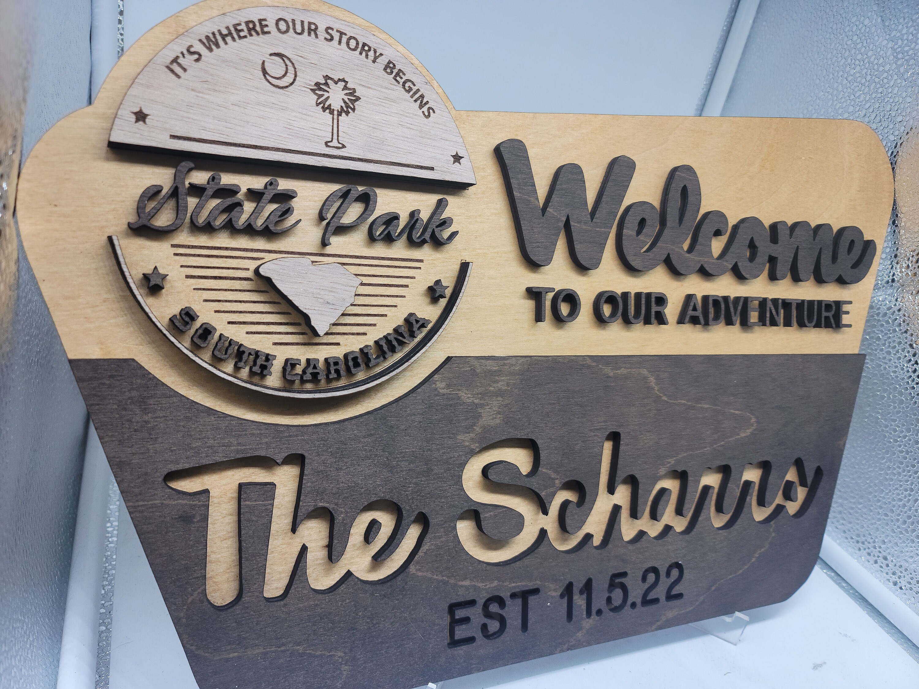 Original Designed National Park Family Sign Wedding Gift - Etsy