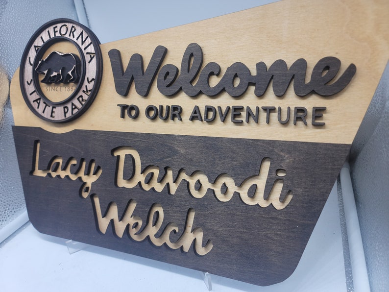 Original Designed National Park Family Sign Wedding Gift - Etsy