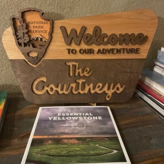 Original Designed National Park Family Sign Wedding Gift - Etsy