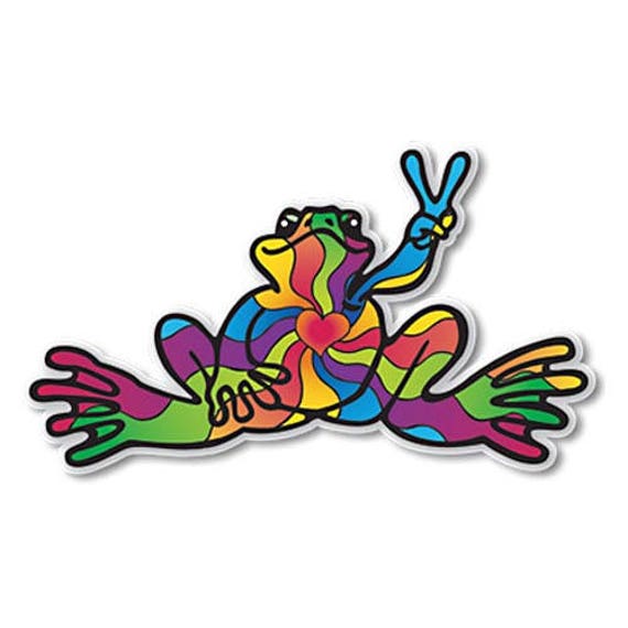 Details about   Peace Frogs Heart & Soul Sticker ~ 6" x 3" ~ High Quality Vinyl ~ Ships Free!!! 